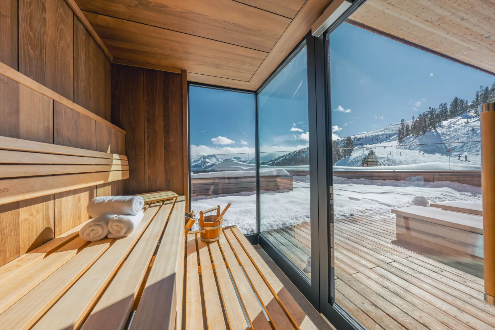 Mountain View Lofts - Granat 4 Personen-Sauna