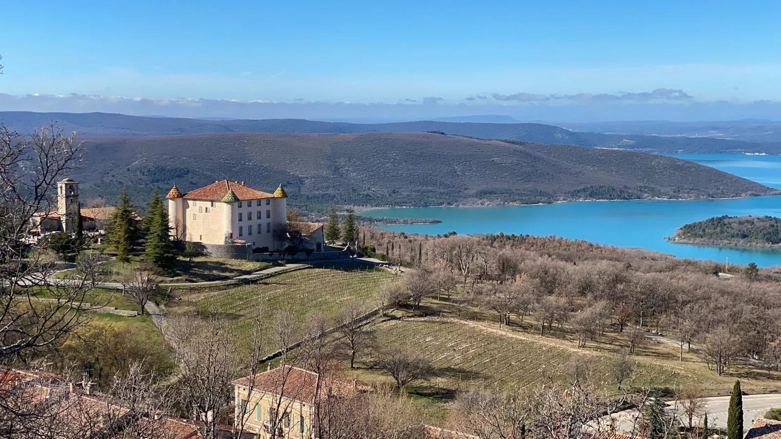 Verdon-Gebieden zomer 1km