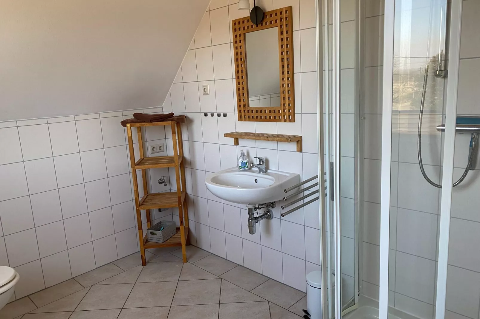 Ferienwohnung an der Ostsee in Pruchten naehe Kanalbrücke-Badkamer