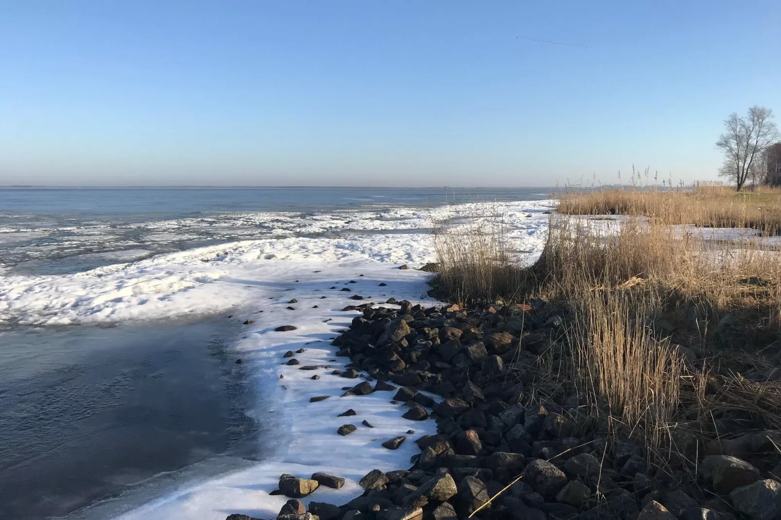 Ferienwohnung an der Ostsee in Pruchten naehe Kanalbrücke-Gebied winter 5km
