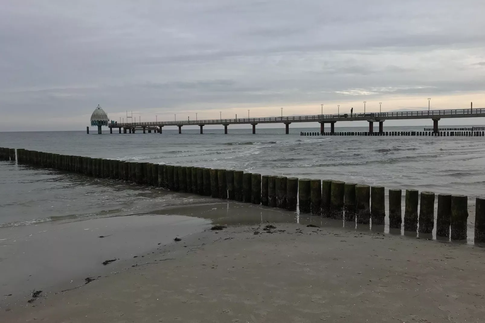 Ferienhaus an der Ostsee in Pruchten-Gebied winter 5km