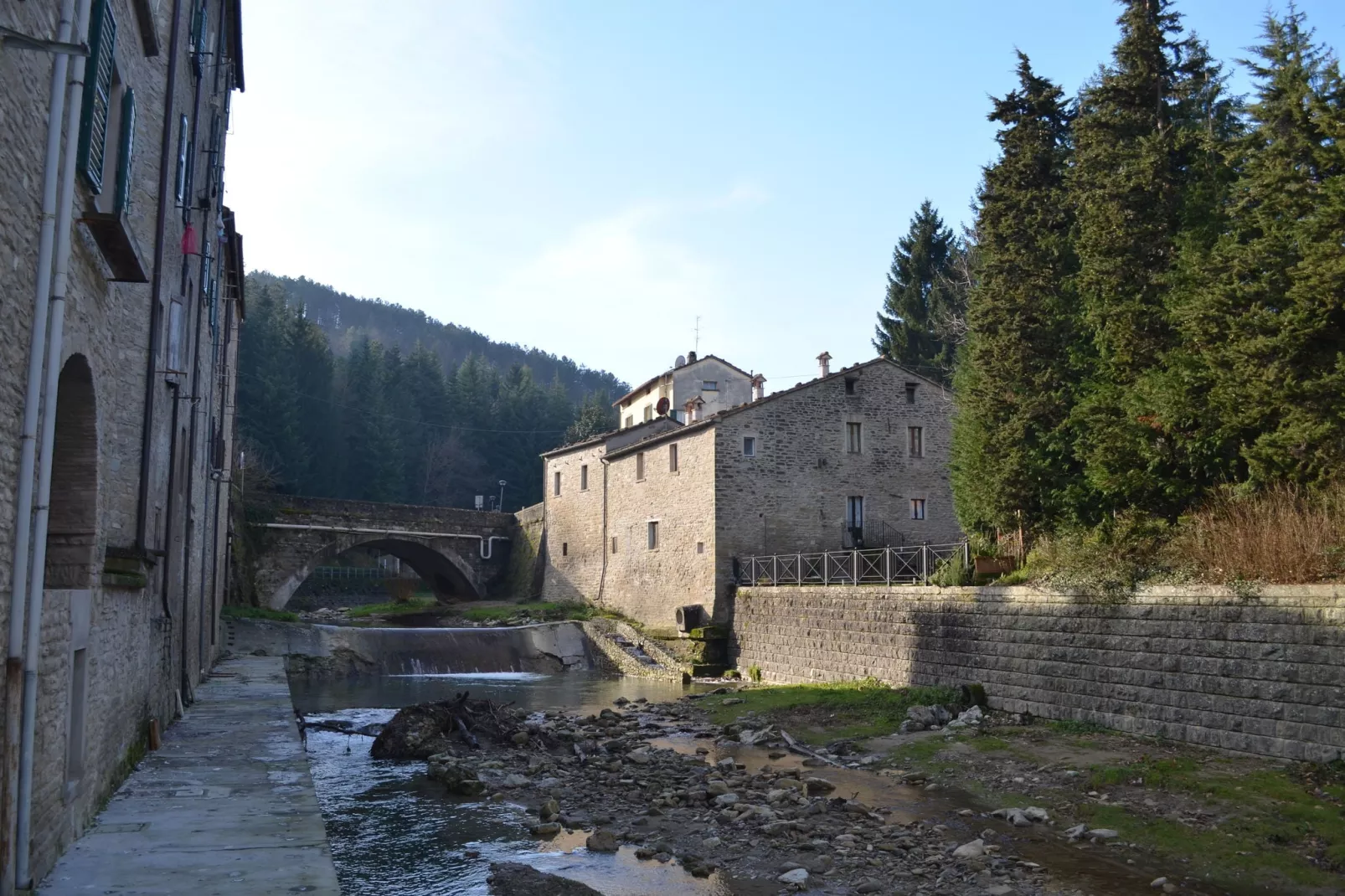 La Collinaccia-Gebieden zomer 1km