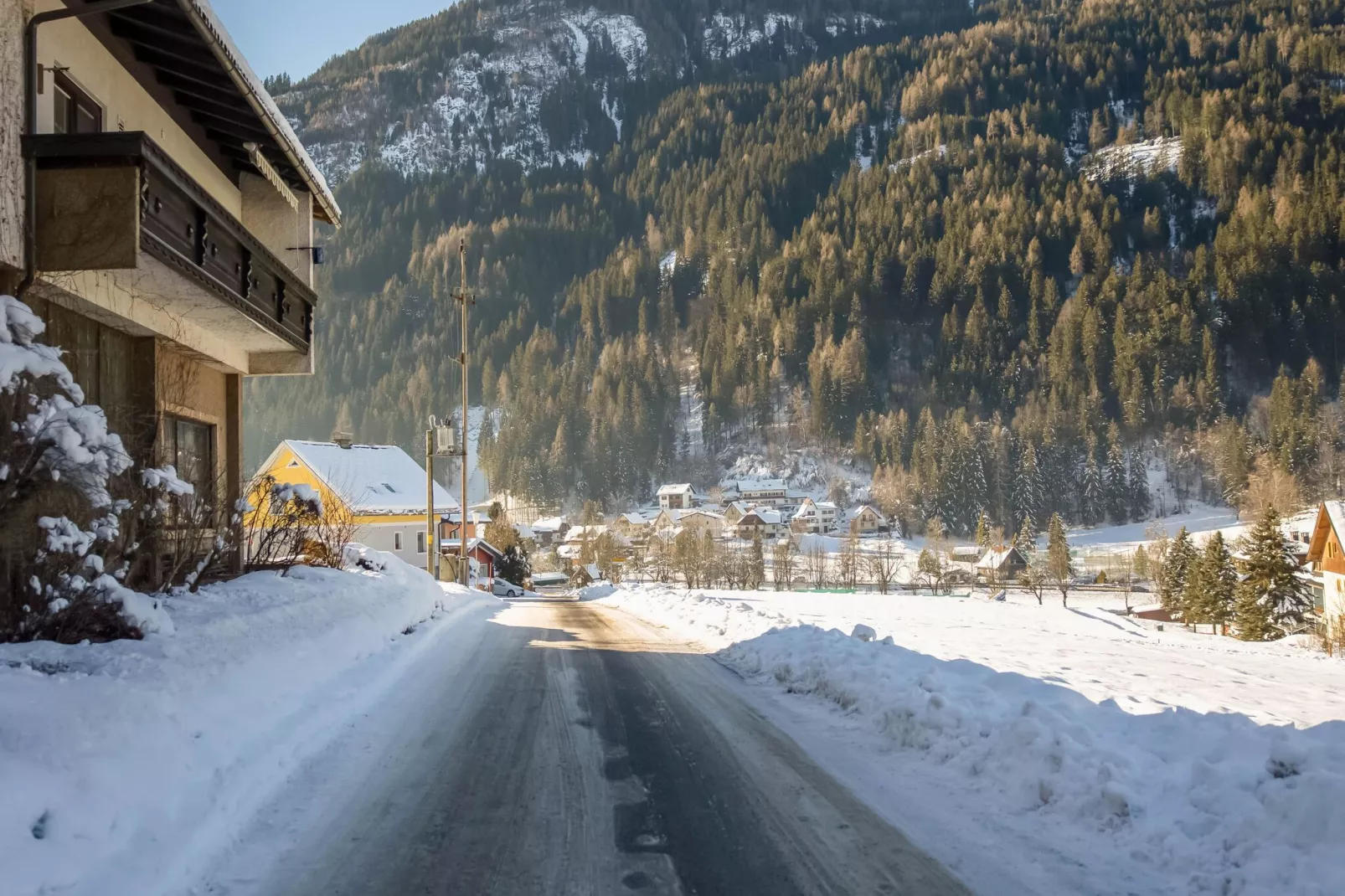 Haus Wasserfall 6 pax-Gebied winter 5km