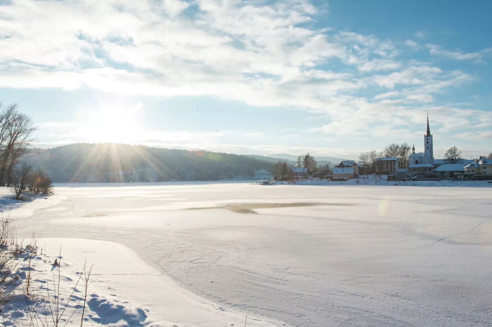 Lipno Nova Lake Resort B-Gebied winter 20km