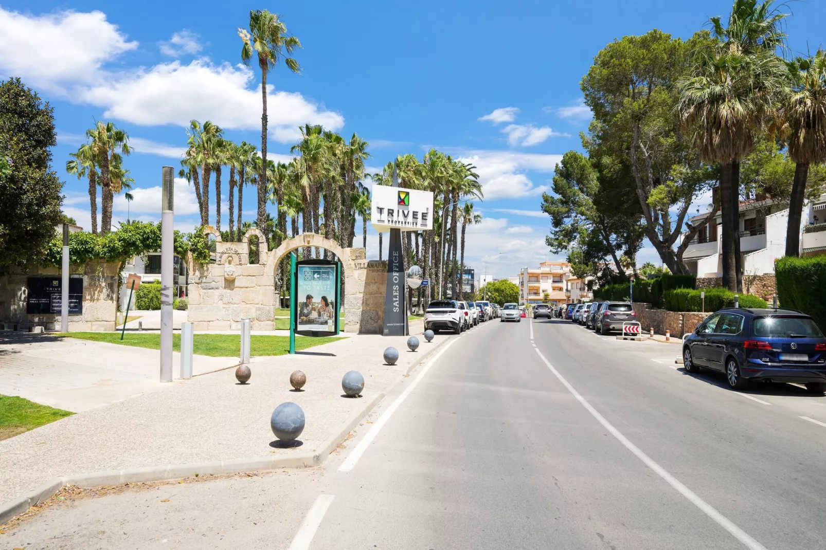 La Plaza de Villamartin-Gebieden zomer 1km