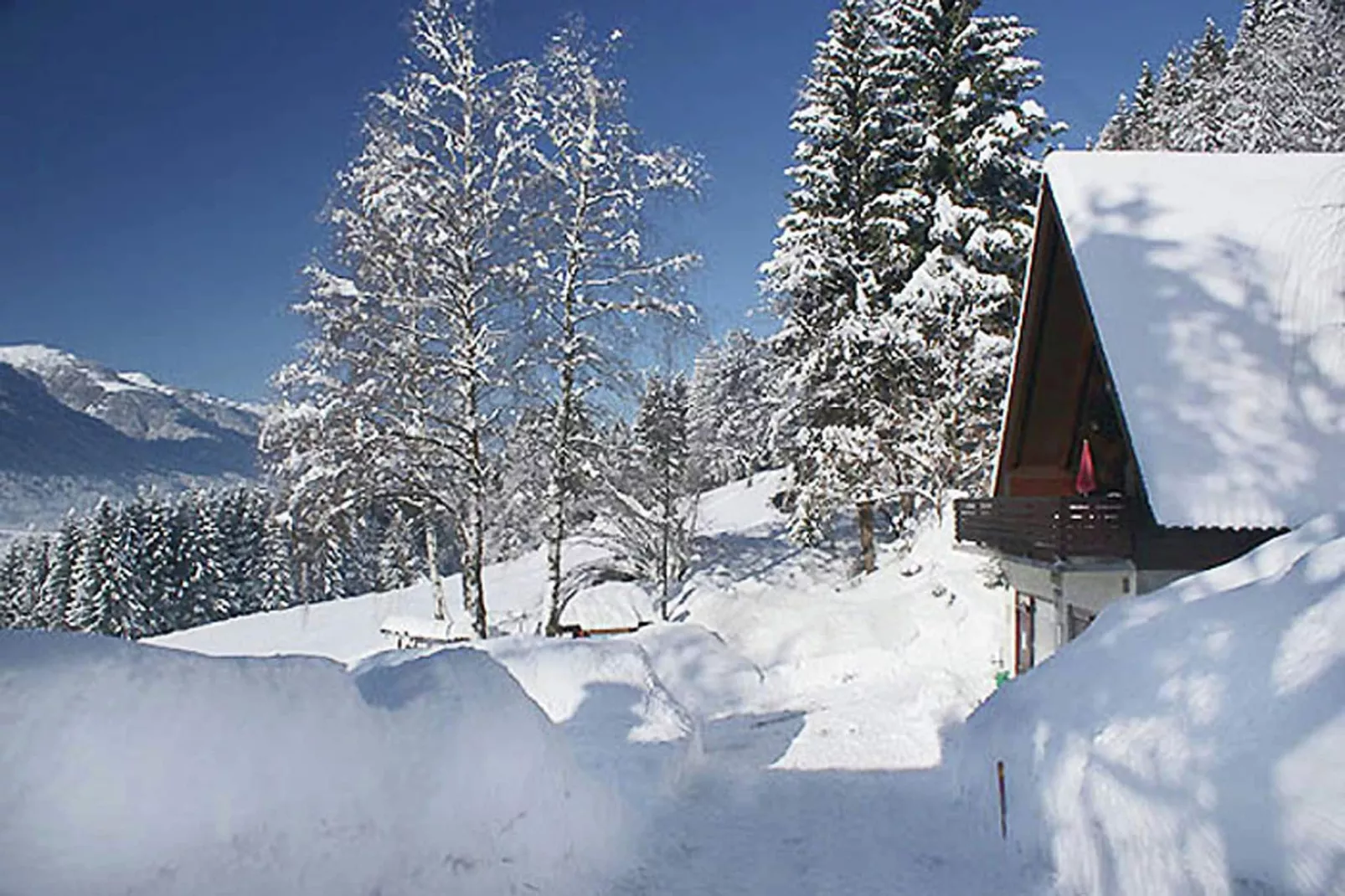 Ferienhaus Jenig-Exterieur winter