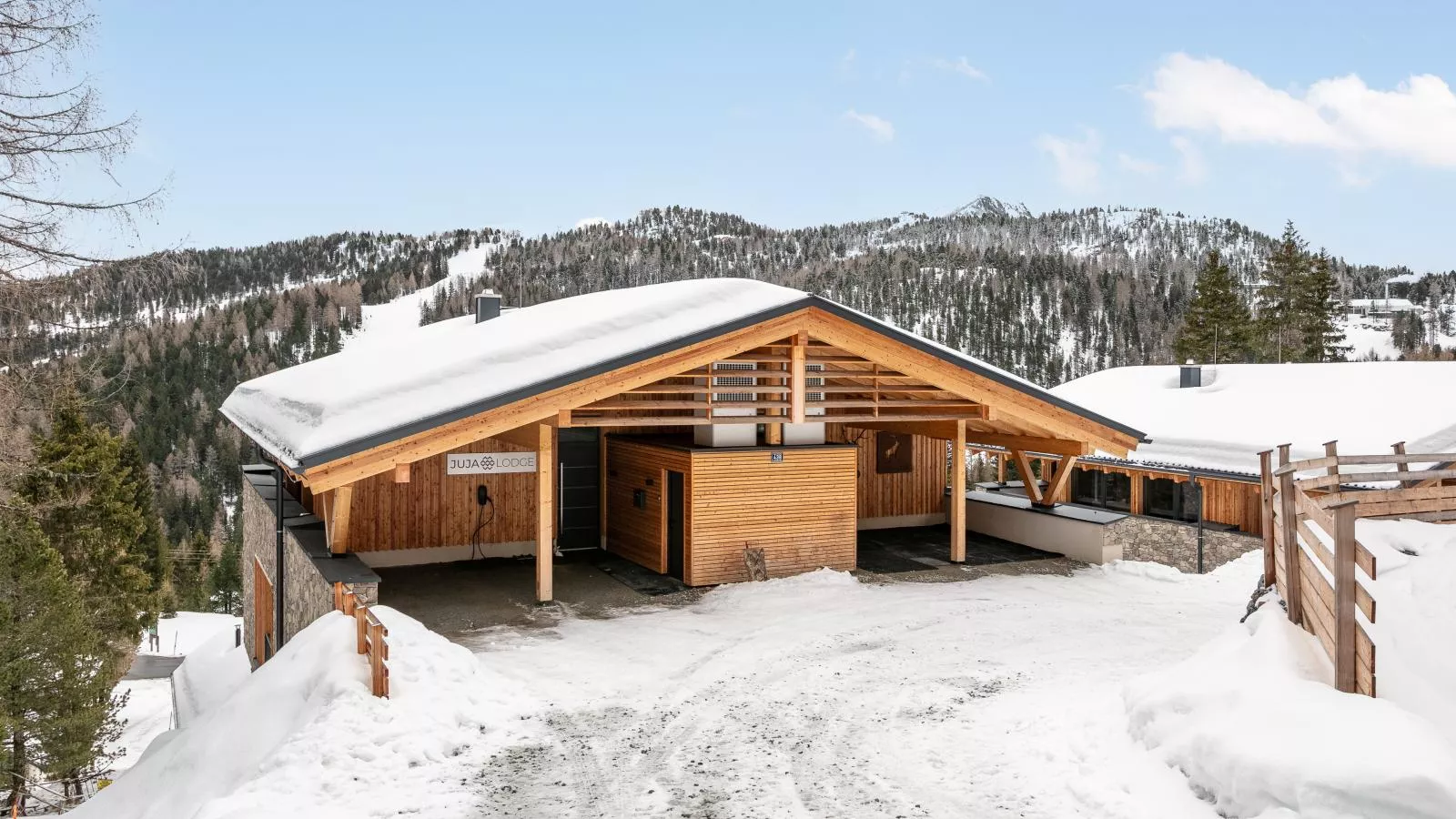 JuJa Lodge-Exterieur winter
