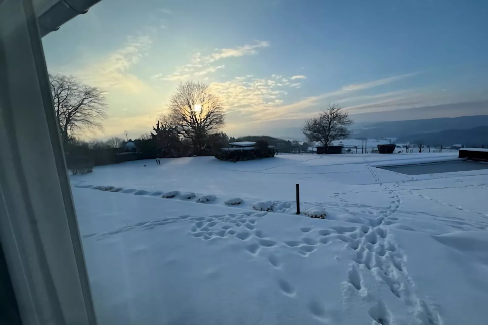 La Boiselée-Uitzicht winter