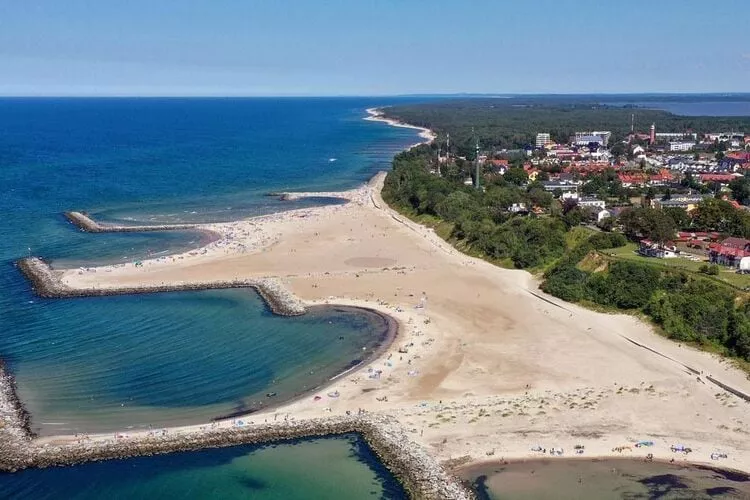 Parterowe domki letniskowe JACKOWO Jarosławiec-Gebieden zomer 1km