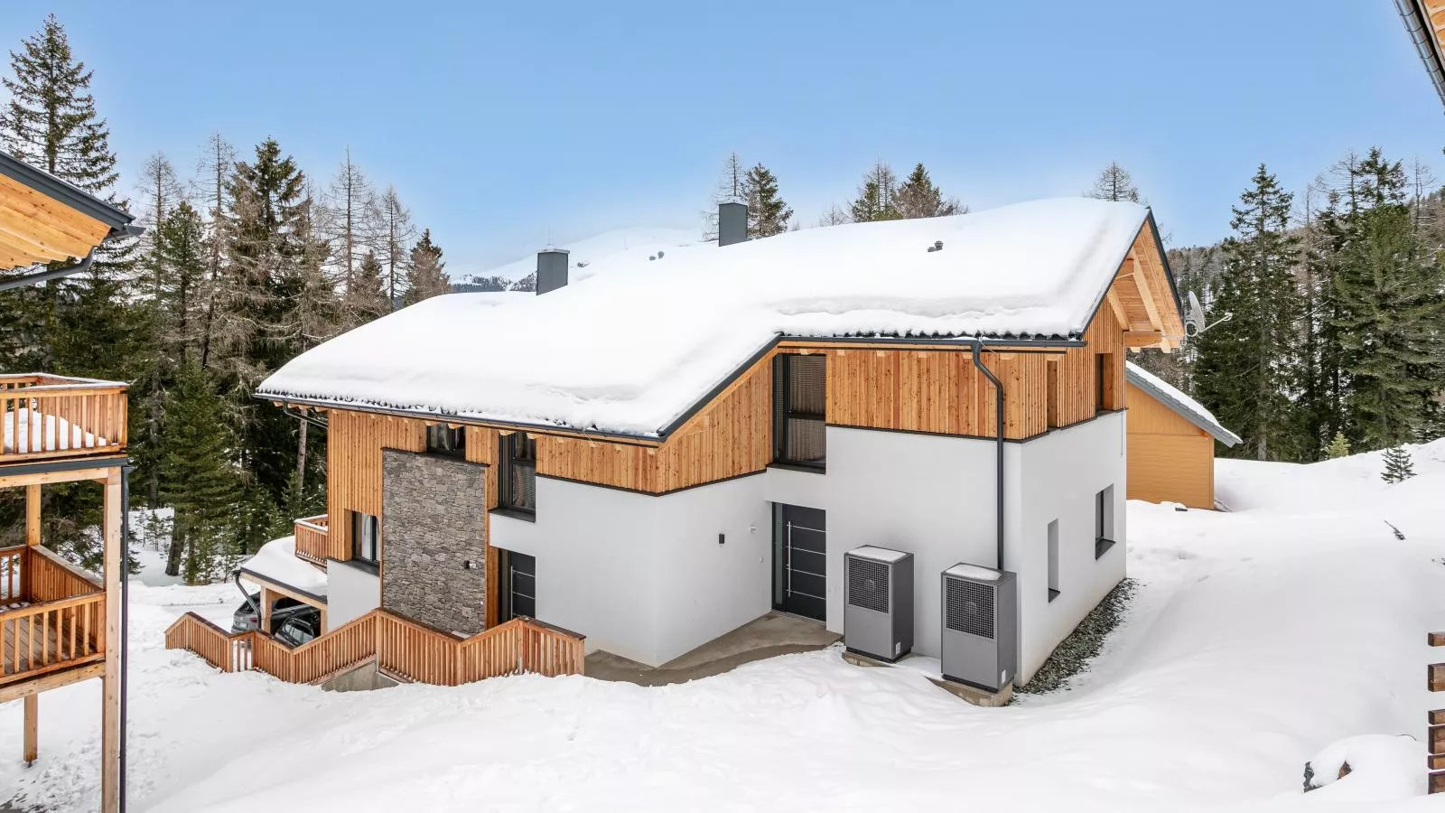 Romantik Mountain Chalet-Exterieur winter