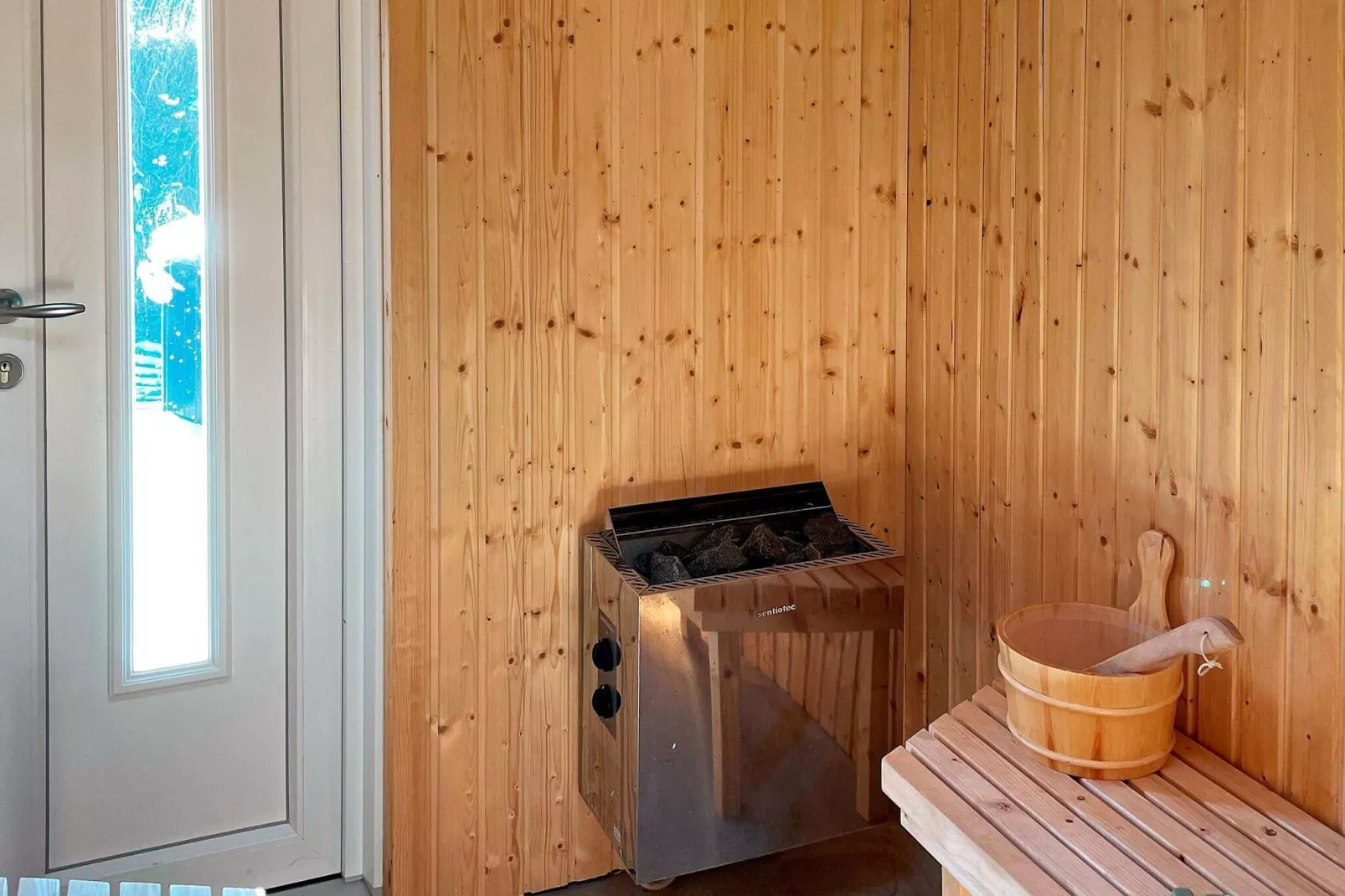 5 sterren vakantie huis in Hvide Sande-Sauna