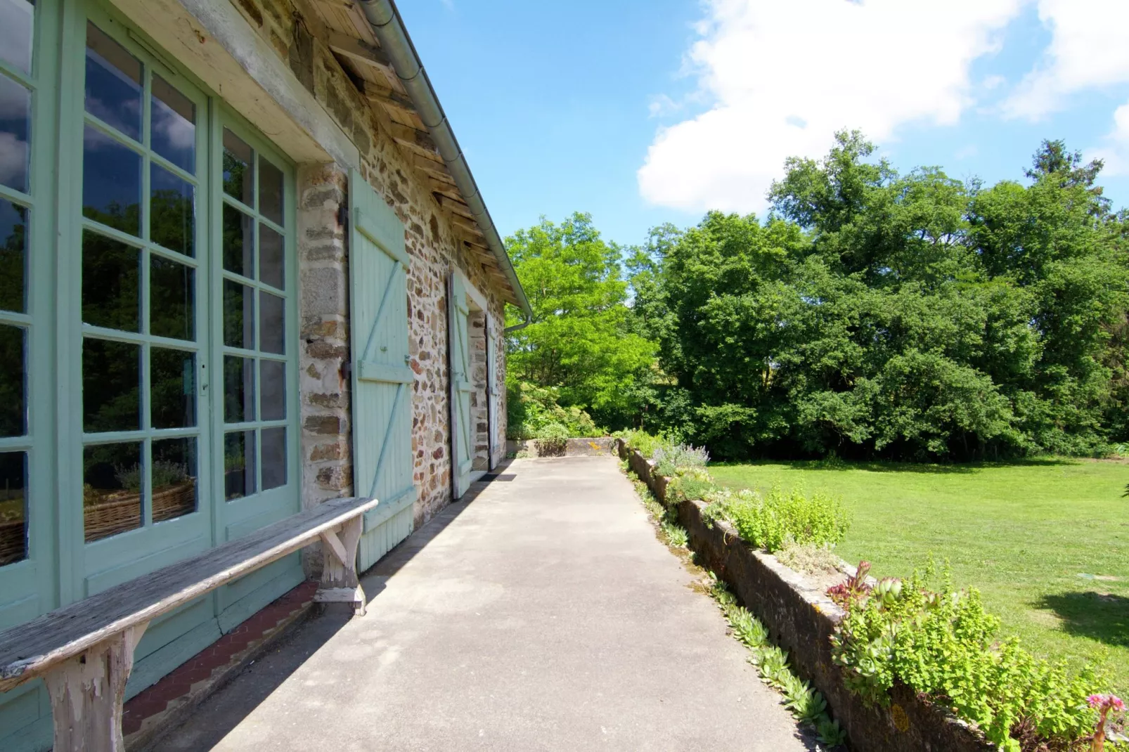 Gite La Forge de Bessous-Terrasbalkon