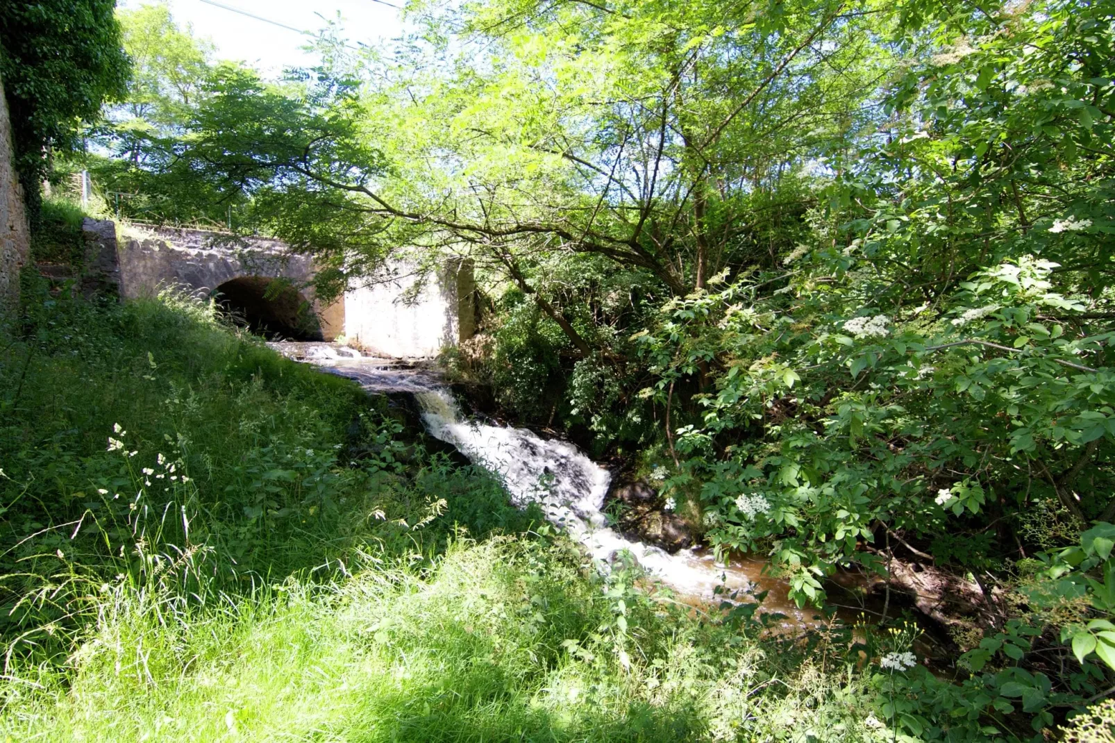 Gite La Forge de Bessous-Tuinen zomer