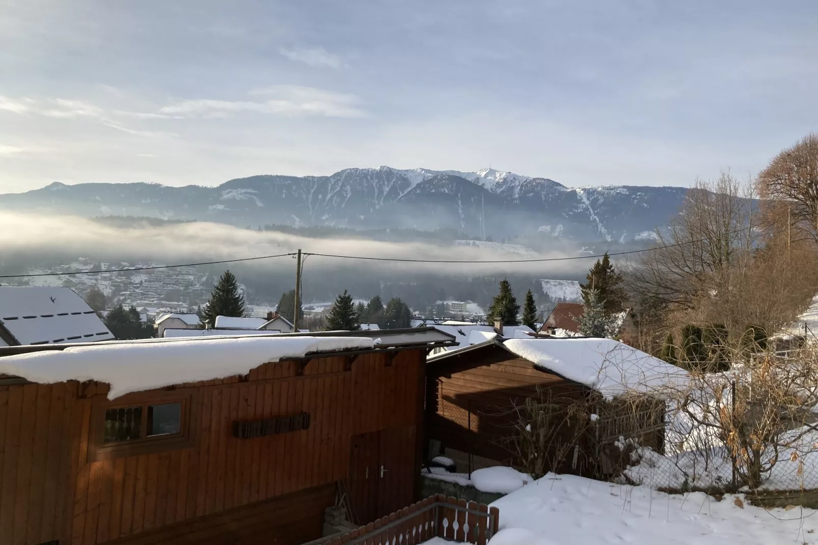 Casa Seeboden-Tuin winter