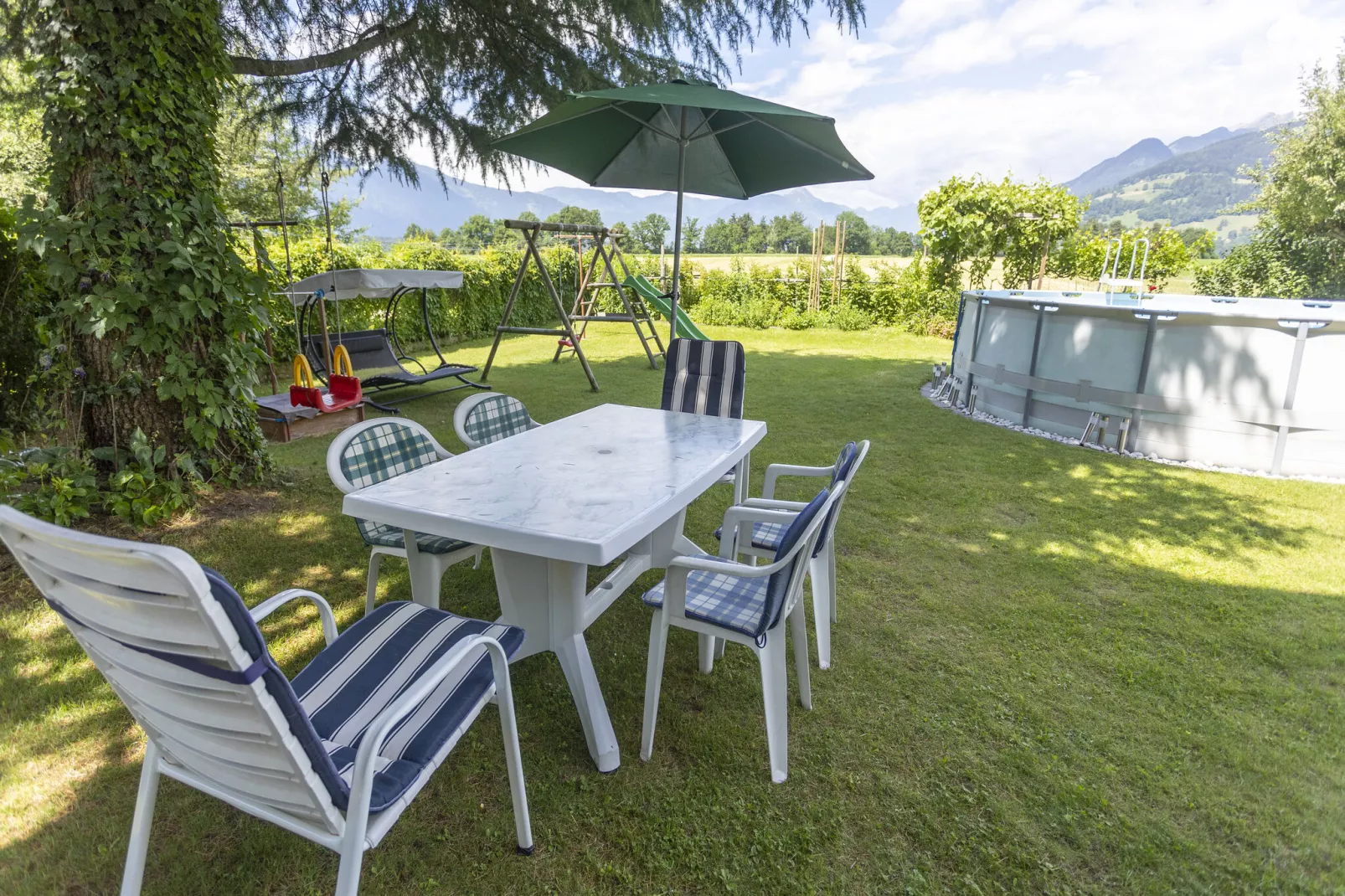 Ferienwohnung Seeboden-Tuinen zomer