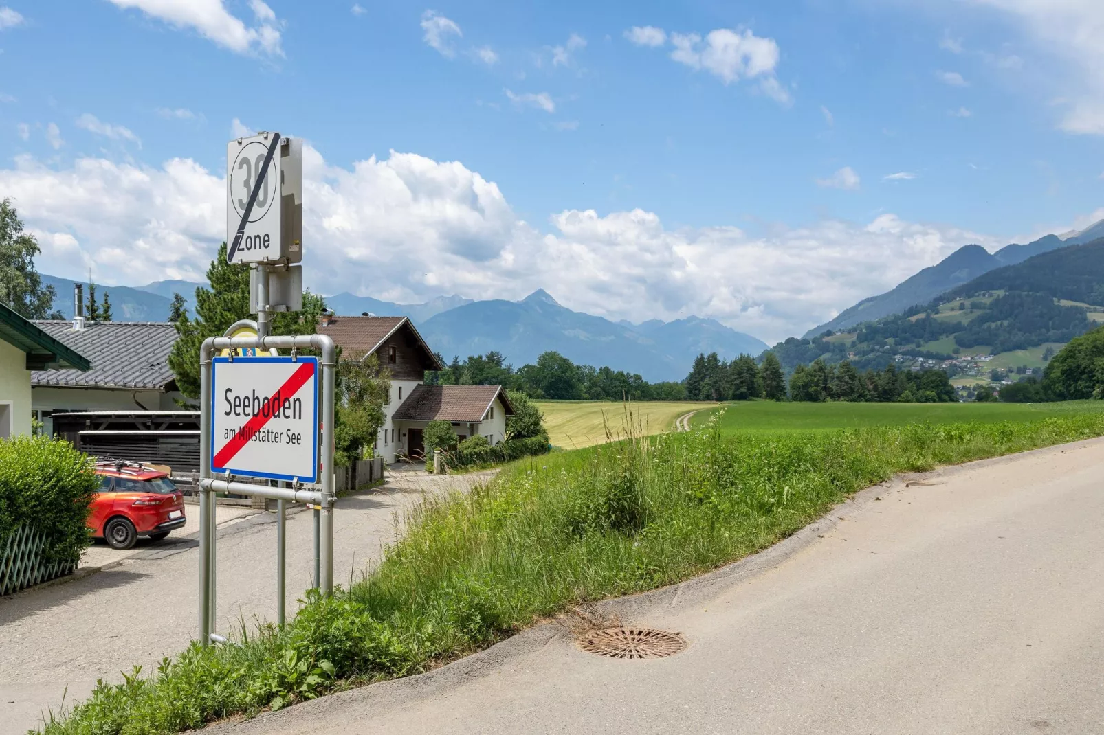 Ferienwohnung Seeboden-Gebieden zomer 20km