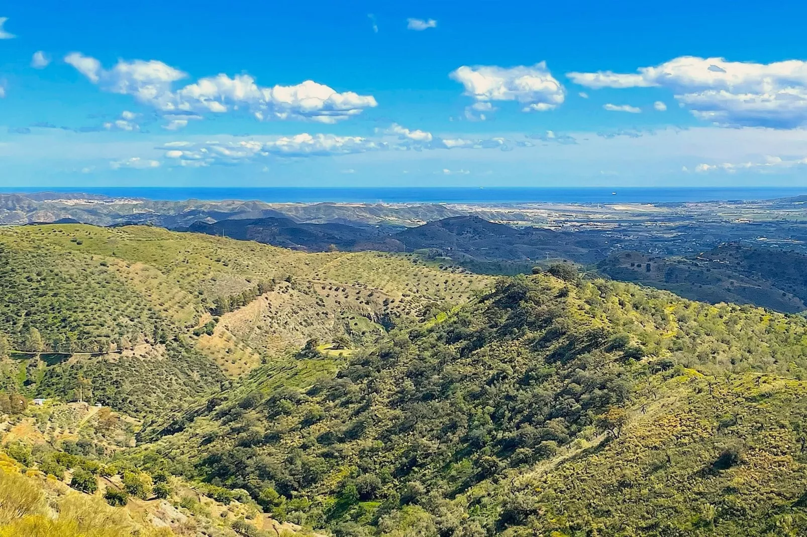 Villa Montes de Málaga-Uitzicht zomer