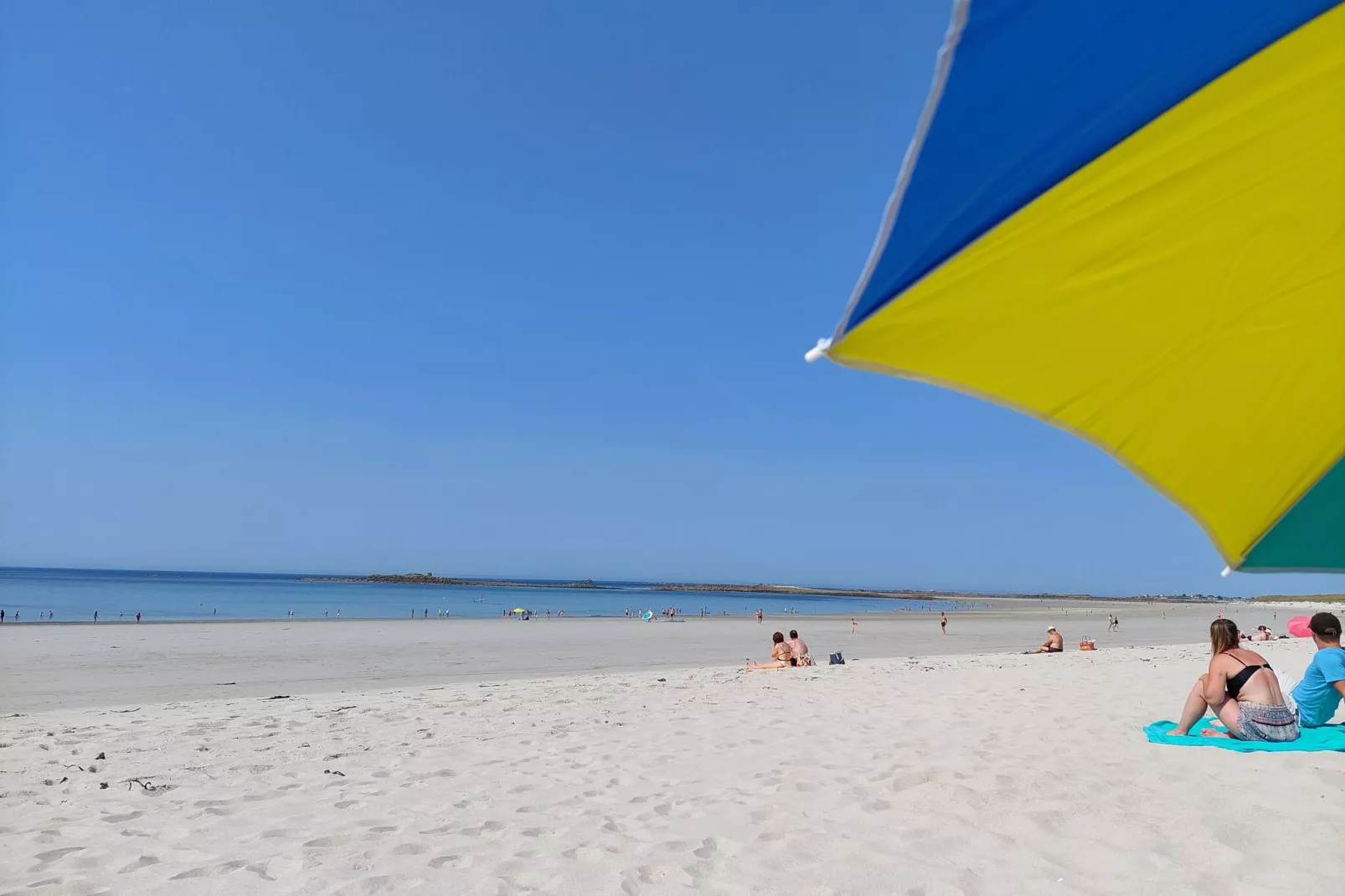 Ferienhaus in unmittelbarer Strandnähe Guisseny-Gebieden zomer 5km