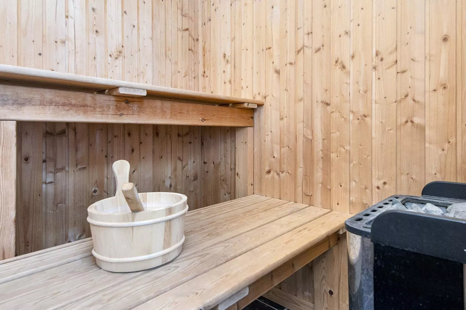 8 persoons vakantie huis in Ansager-Sauna