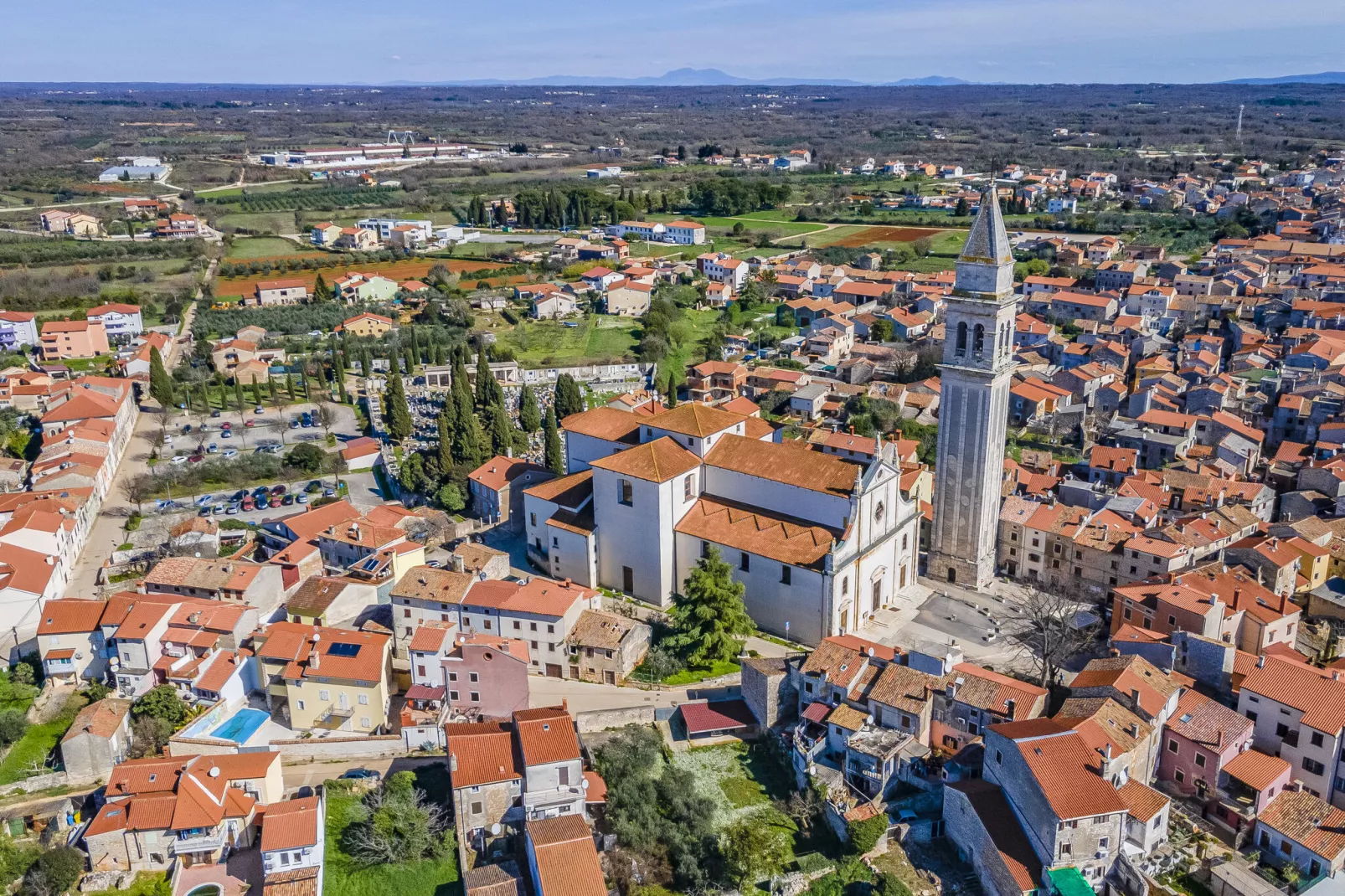 Villa Bella-Gebieden zomer 5km