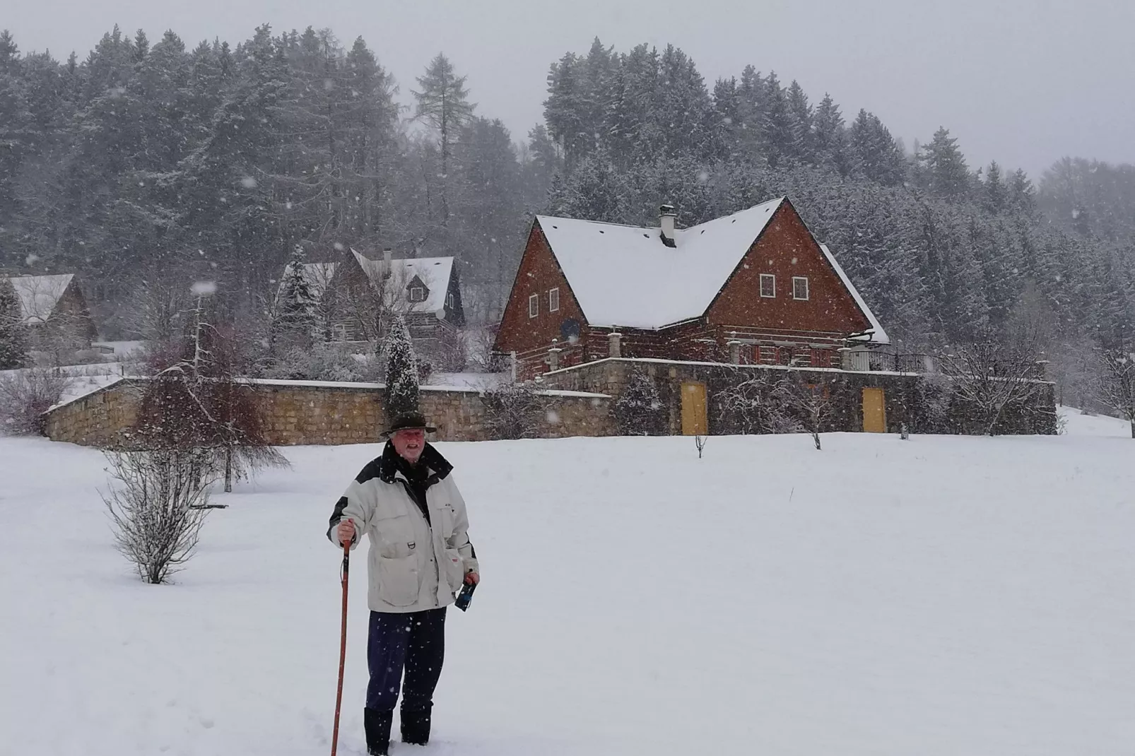 Villa Venova-Gebied winter 1km