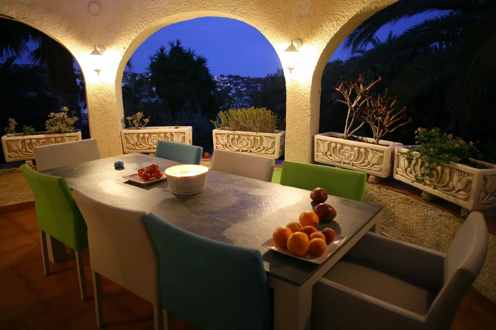 Vrijstaande villa aan de Costa Blanca met privé zwembad en veel privacy-Terrasbalkon