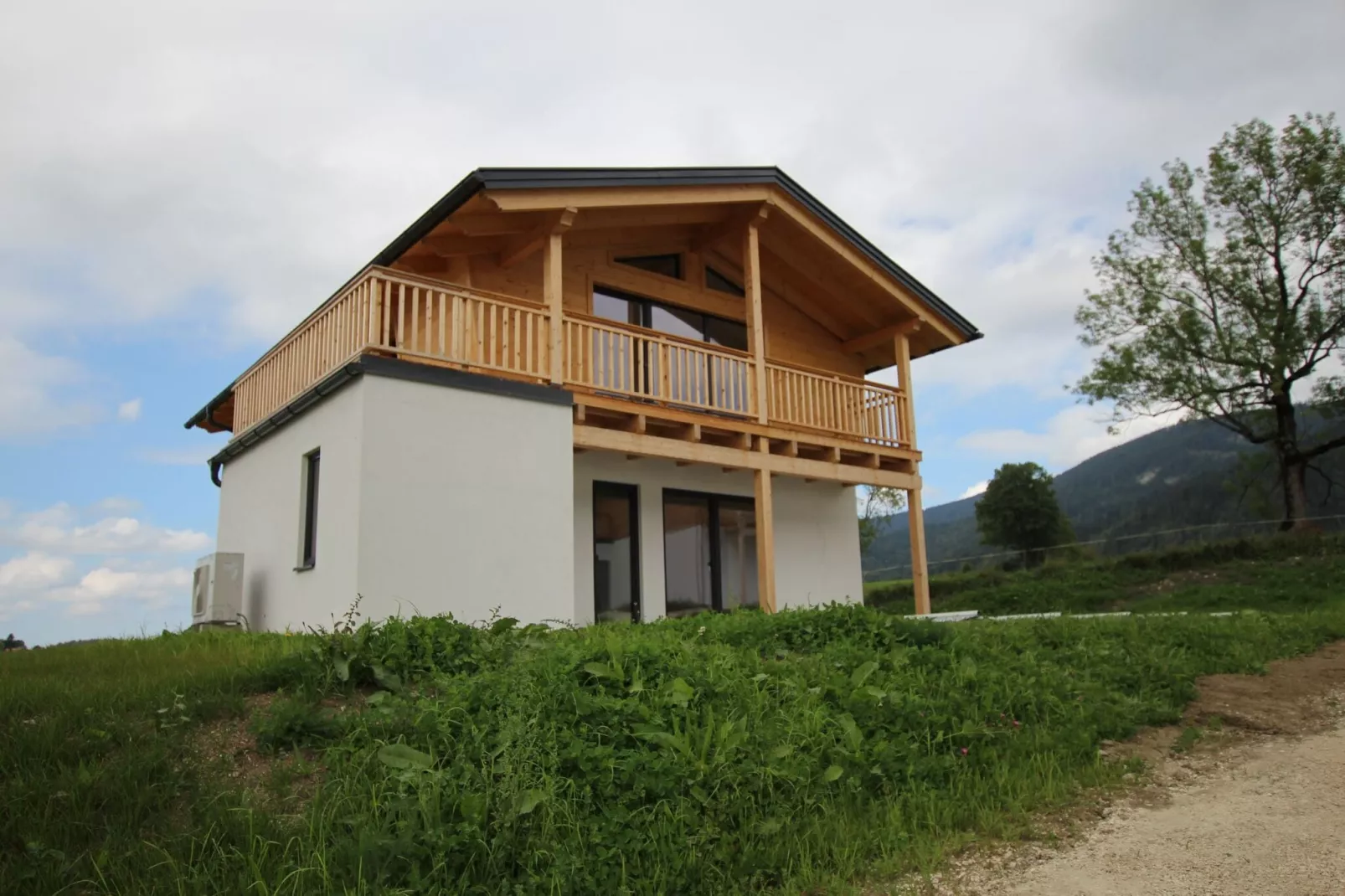 Chalet Alpenzauber Inzell-Buitenkant zomer