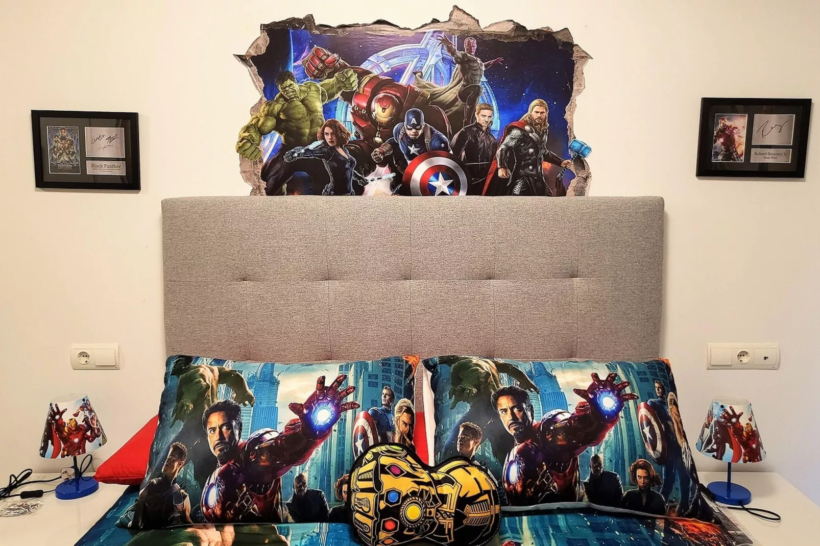 Ático Marvel con piscina privada-Slaapkamer