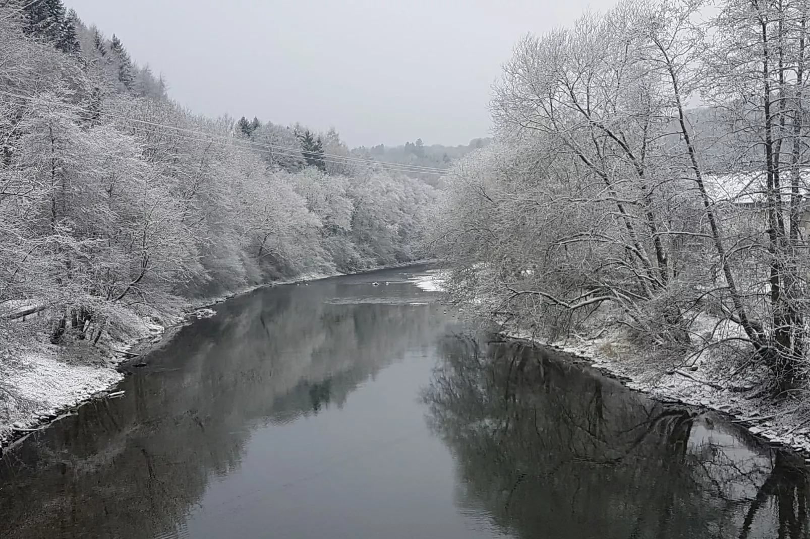 Maison sur Ourthe-Gebied winter 1km