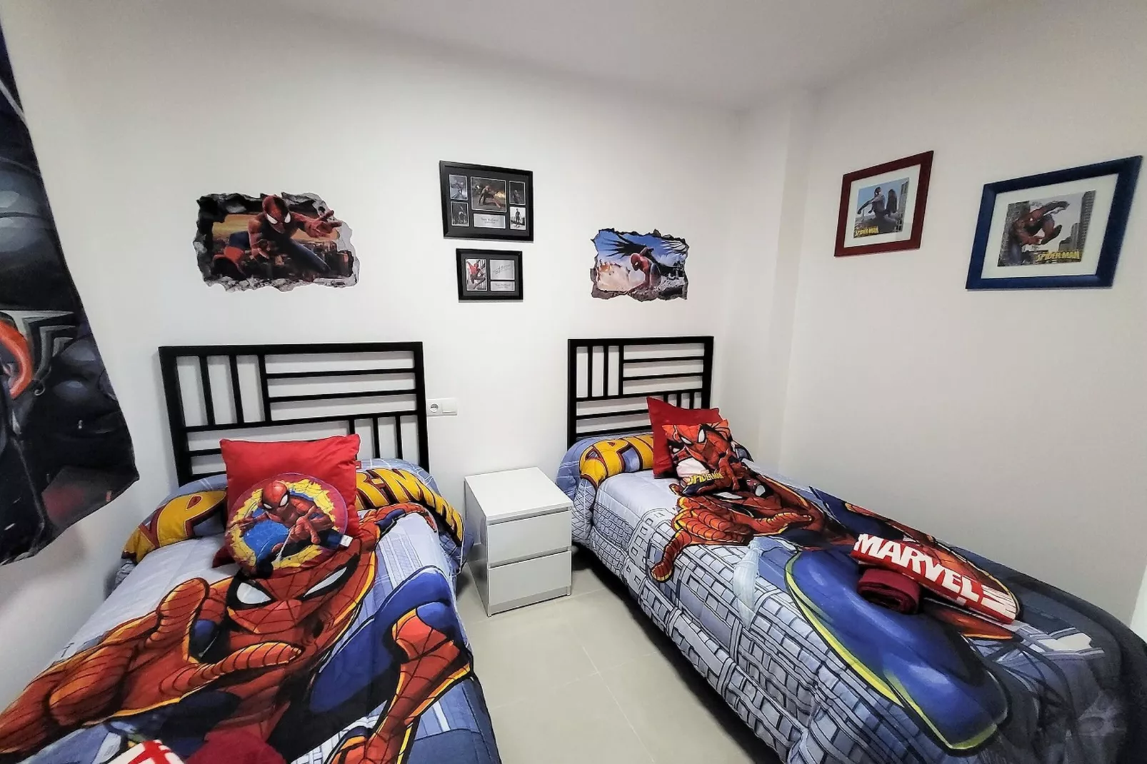 Ático Marvel con piscina privada-Slaapkamer