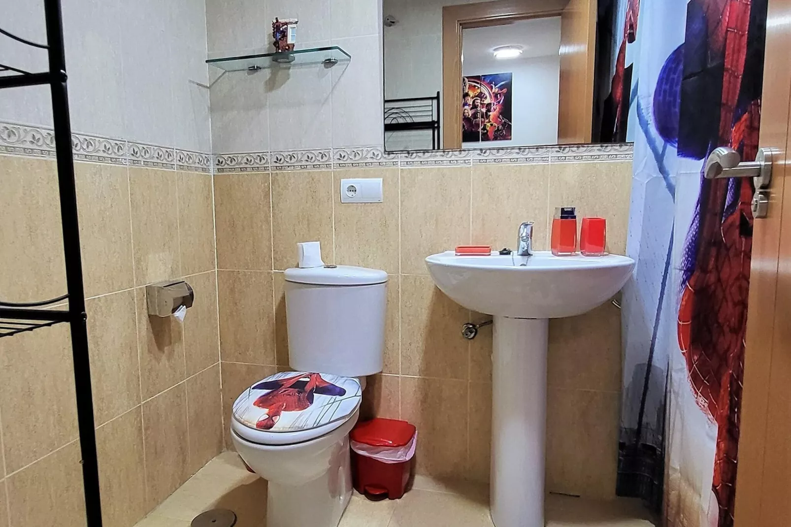 Ático Marvel con piscina privada-Badkamer