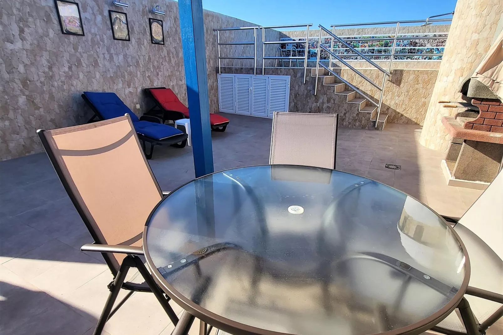 Ático Marvel con piscina privada-Terrasbalkon