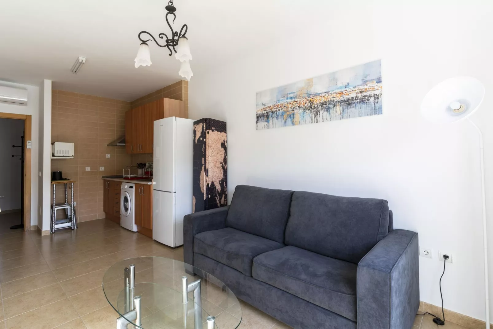 Encantador apartamento en Aguadulce-Woonkamer