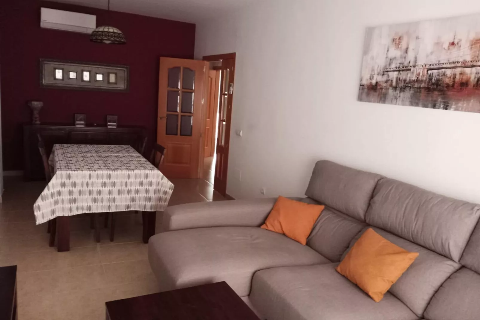 Coqueto apartamento en Aguadulce-Woonkamer