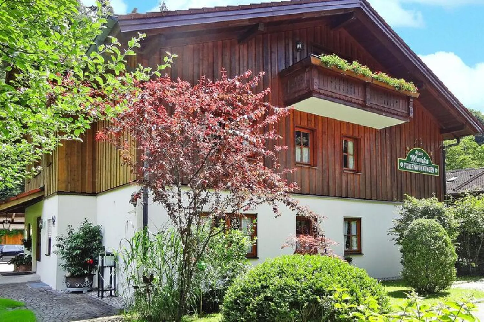 Country house Monika, Bayerisch Gmain-Studio, 38 qm (DG)-Buitenkant zomer