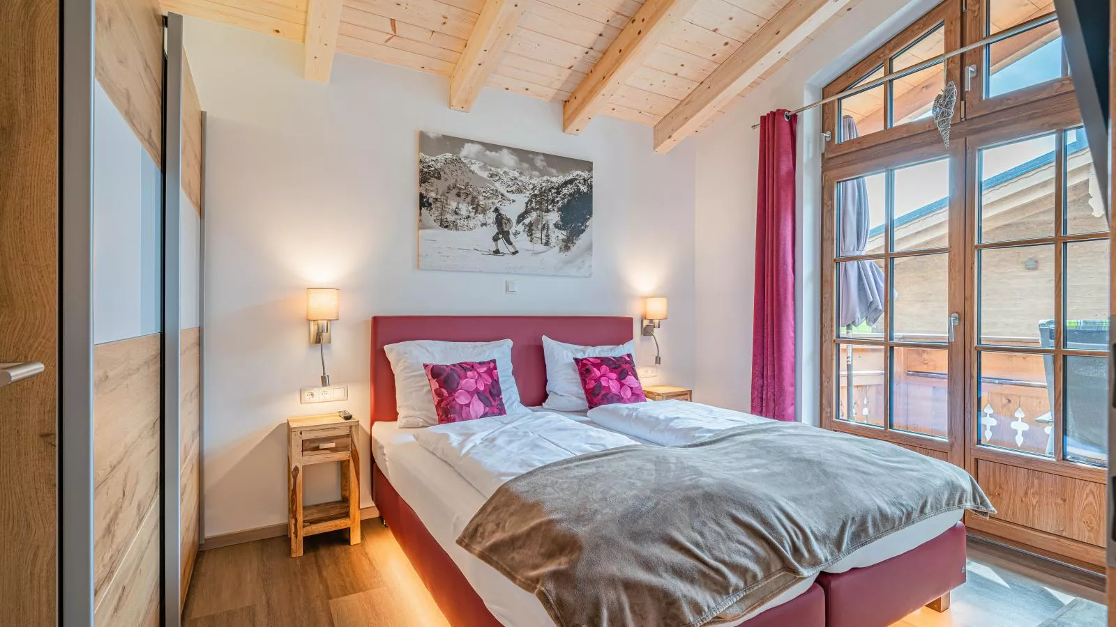 Petras Chalet-Apartment am Lift-Slaapkamer