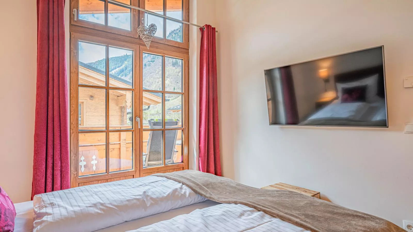 Petras Chalet-Apartment am Lift-Slaapkamer