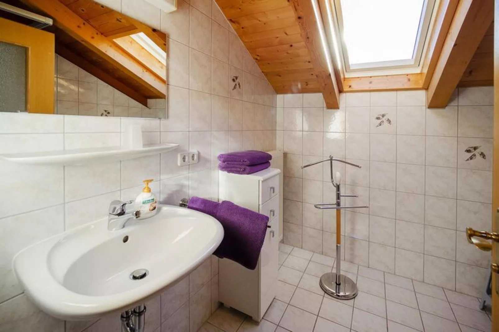 Country house Monika, Bayerisch Gmain-Studio, 48 qm (OG)-Badkamer