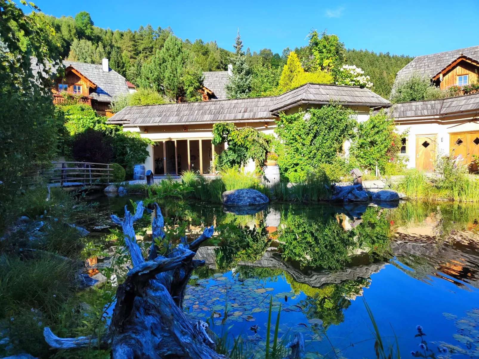 St martin chalets-Buiten