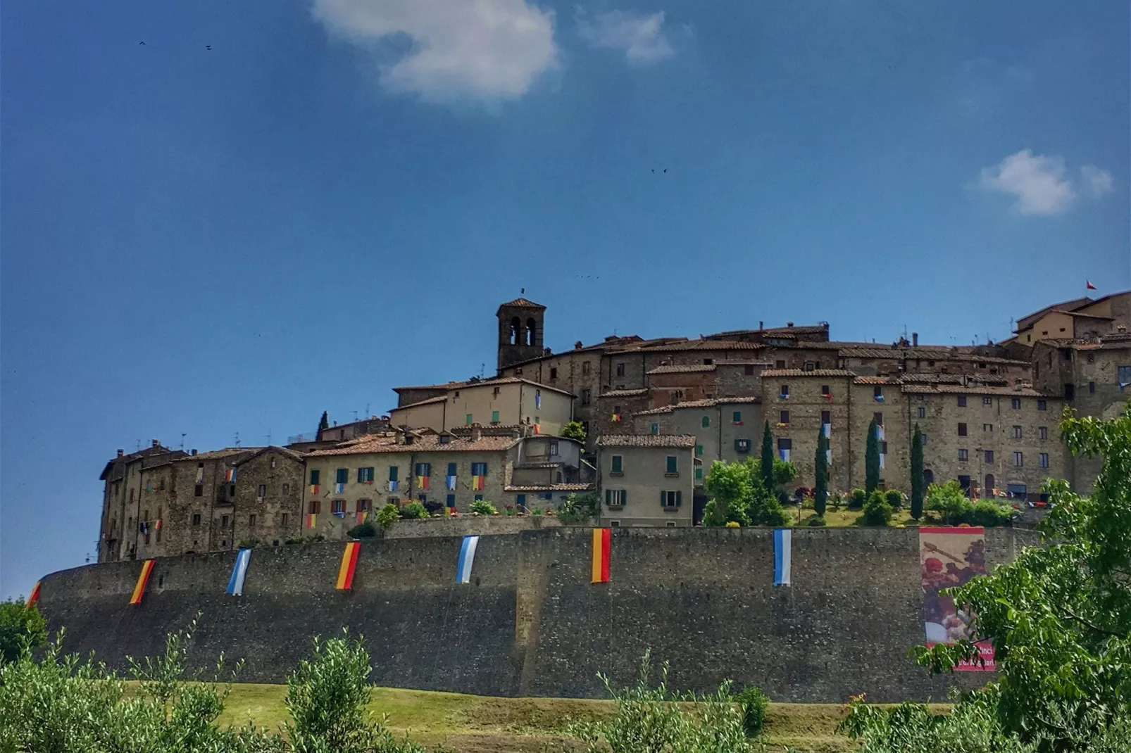 La Scheggia-Gebieden zomer 20km