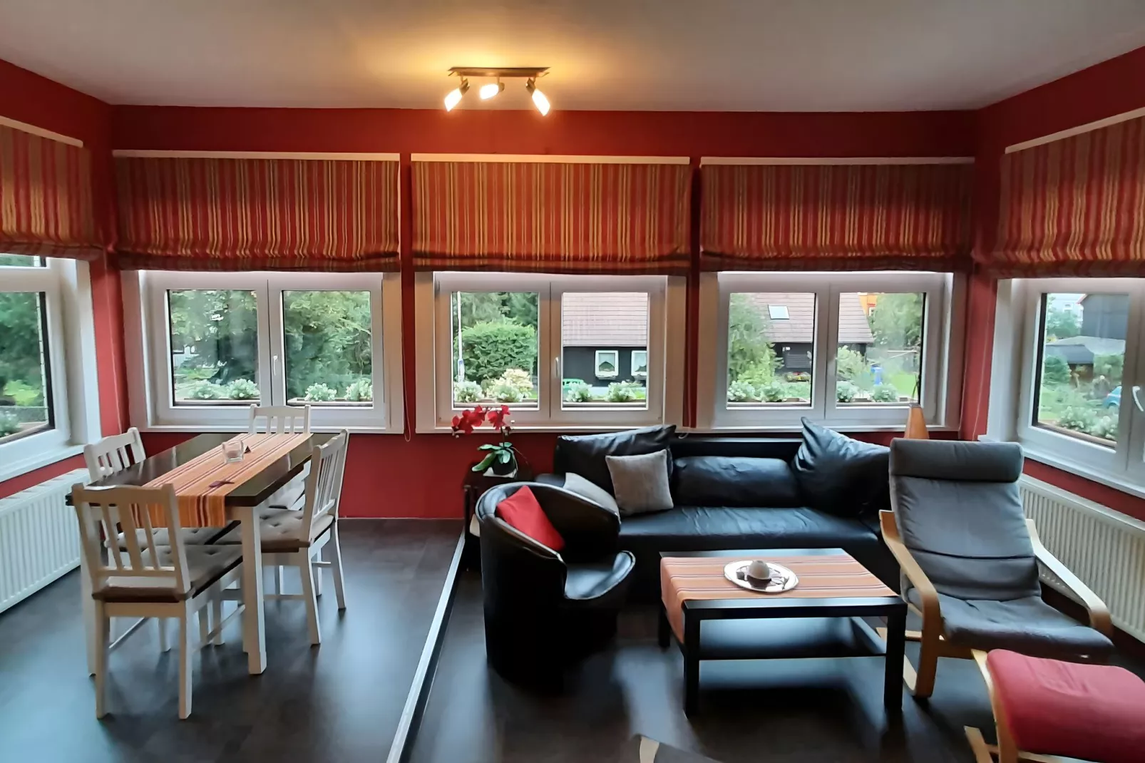 Ferienwohnung Veranda in Harz Wildemann-Woonkamer