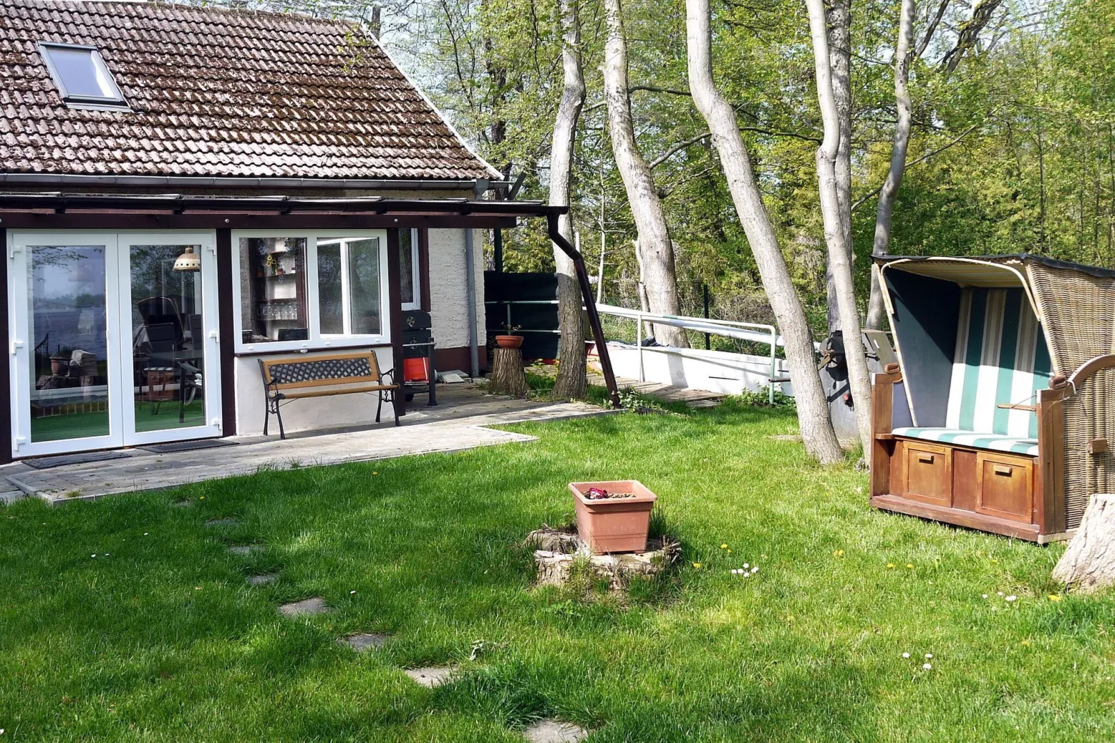 Ferienhaus Seeidyll 90 qm-Tuinen zomer