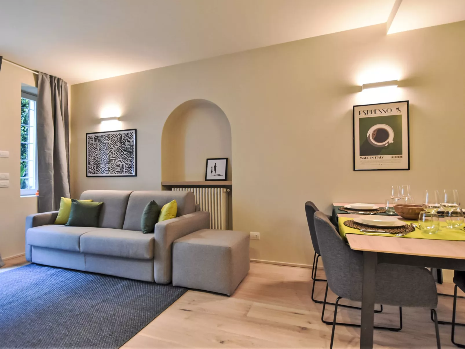 Crocetta Courtyard Apartment-Binnen