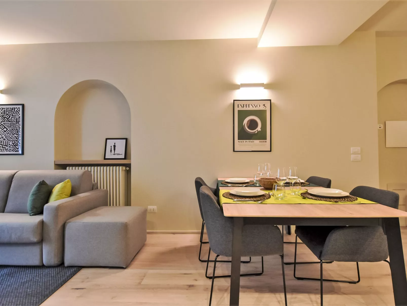 Crocetta Courtyard Apartment-Binnen