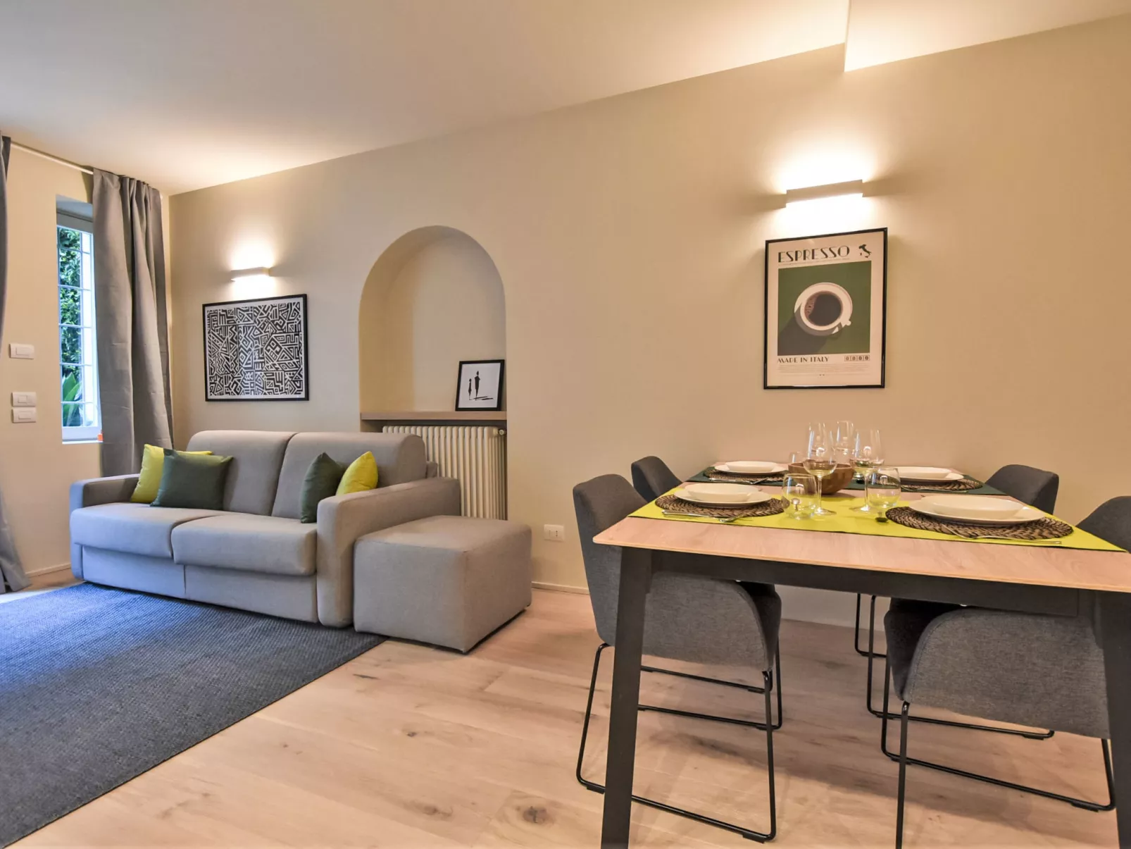 Crocetta Courtyard Apartment-Binnen