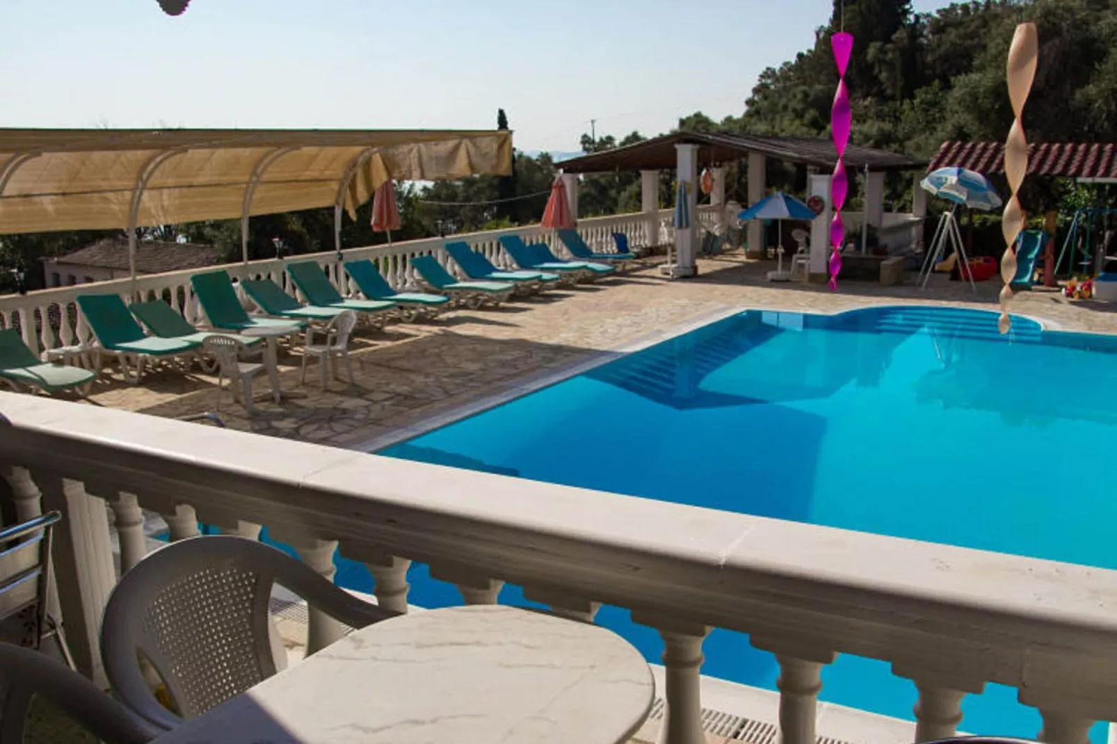Andromaches Apartments Superior Double Studio-Zwembad