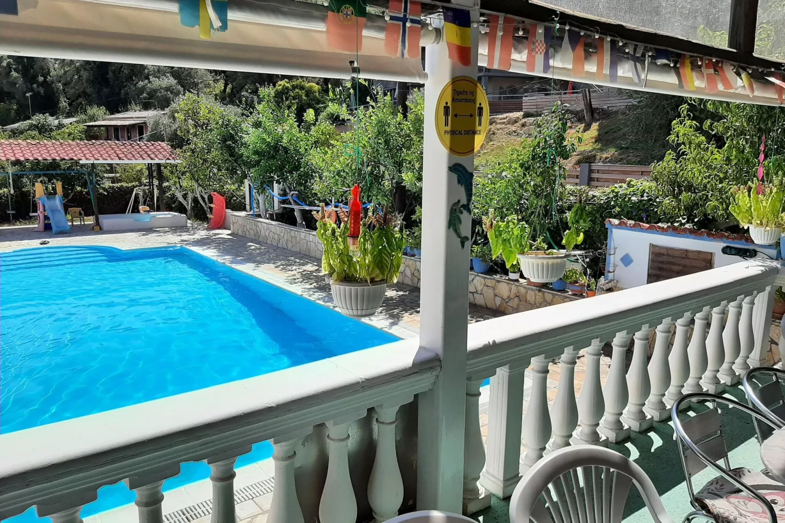 Andromaches Apartments Superior Double Studio-Zwembad