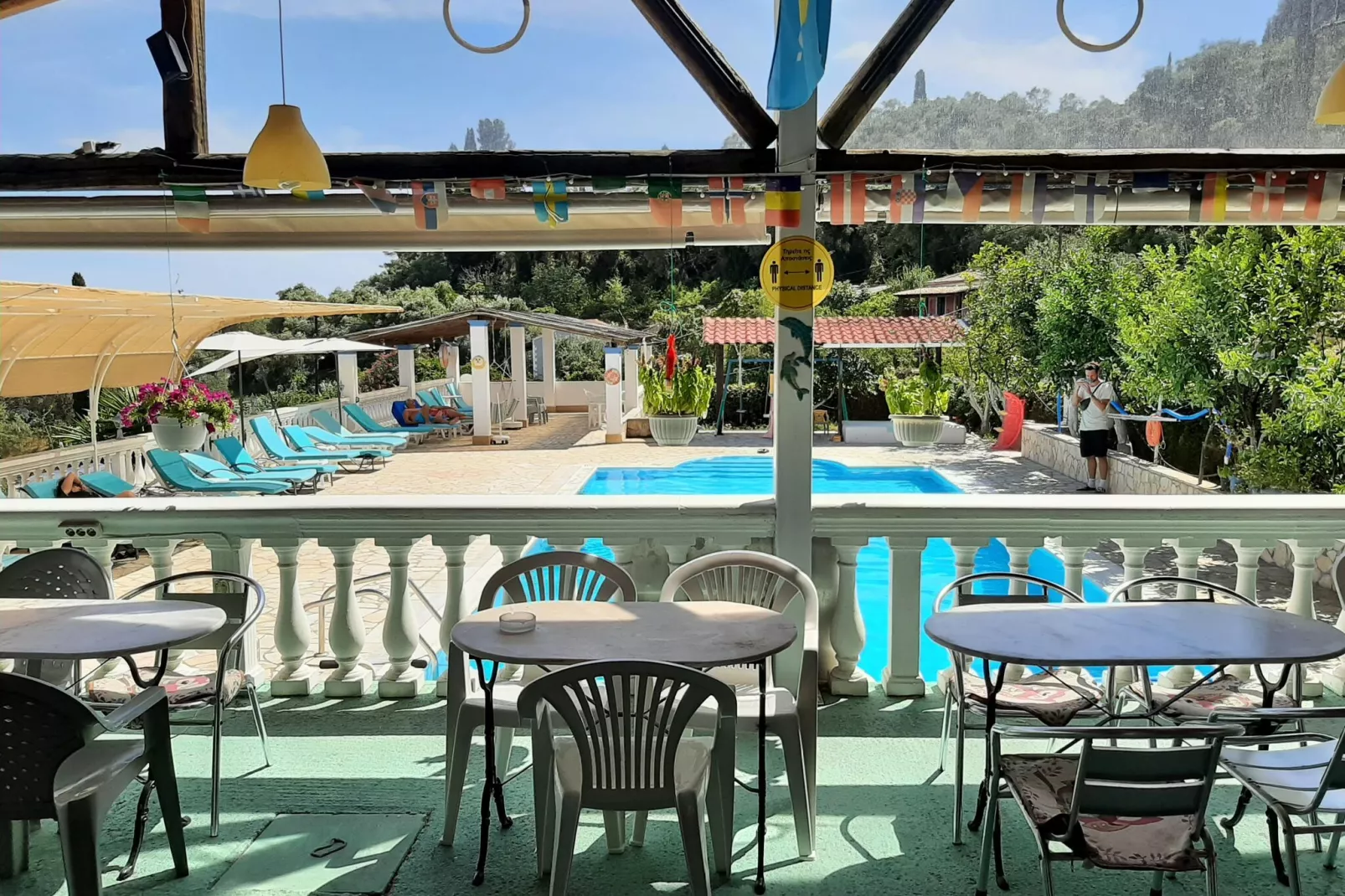 Andromaches Apartments Superior Double Studio-Zwembad