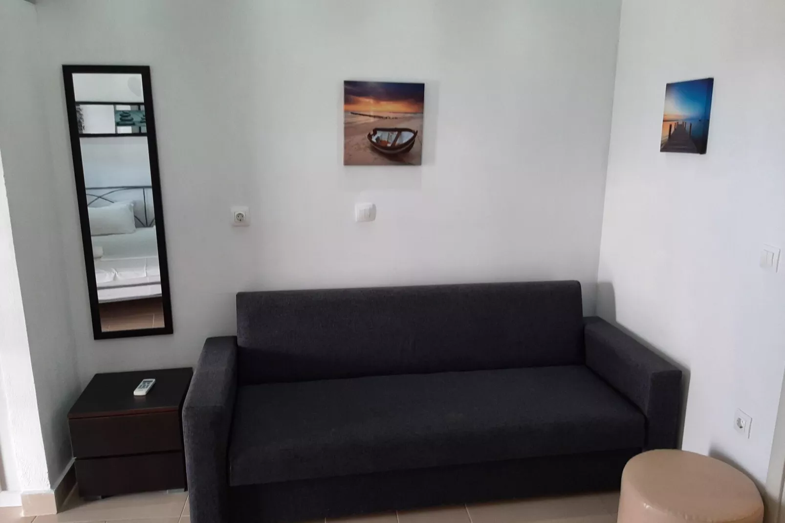 Andromaches Apartments Superior Double Studio-Woonkamer