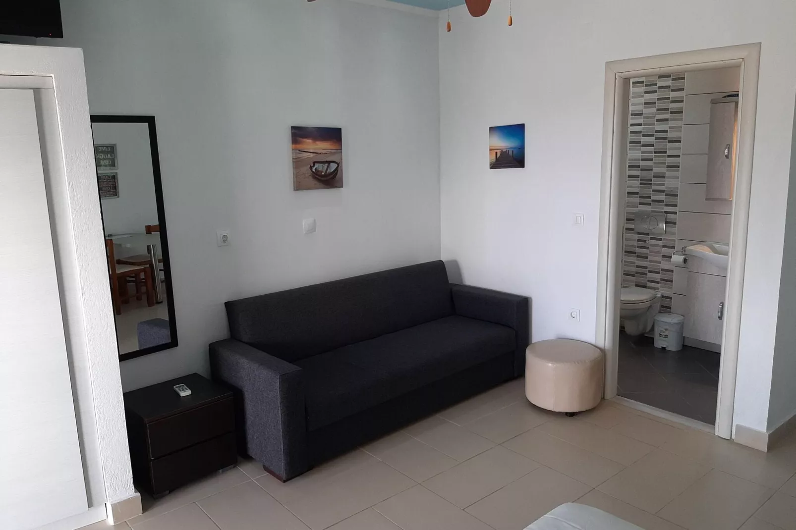 Andromaches Apartments Superior Double Studio-Woonkamer